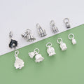 High Quality 925 Sterling Silver Lily of the Valley Pendant Jewelry for Bracelets Necklace Making