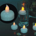 Mini Water Activated Led Tea Light Yellow Flicker Floating Led Tealight Candle