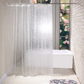 Customized Plastic 100% PEVA Heavy 3D Effect Shower Curtains