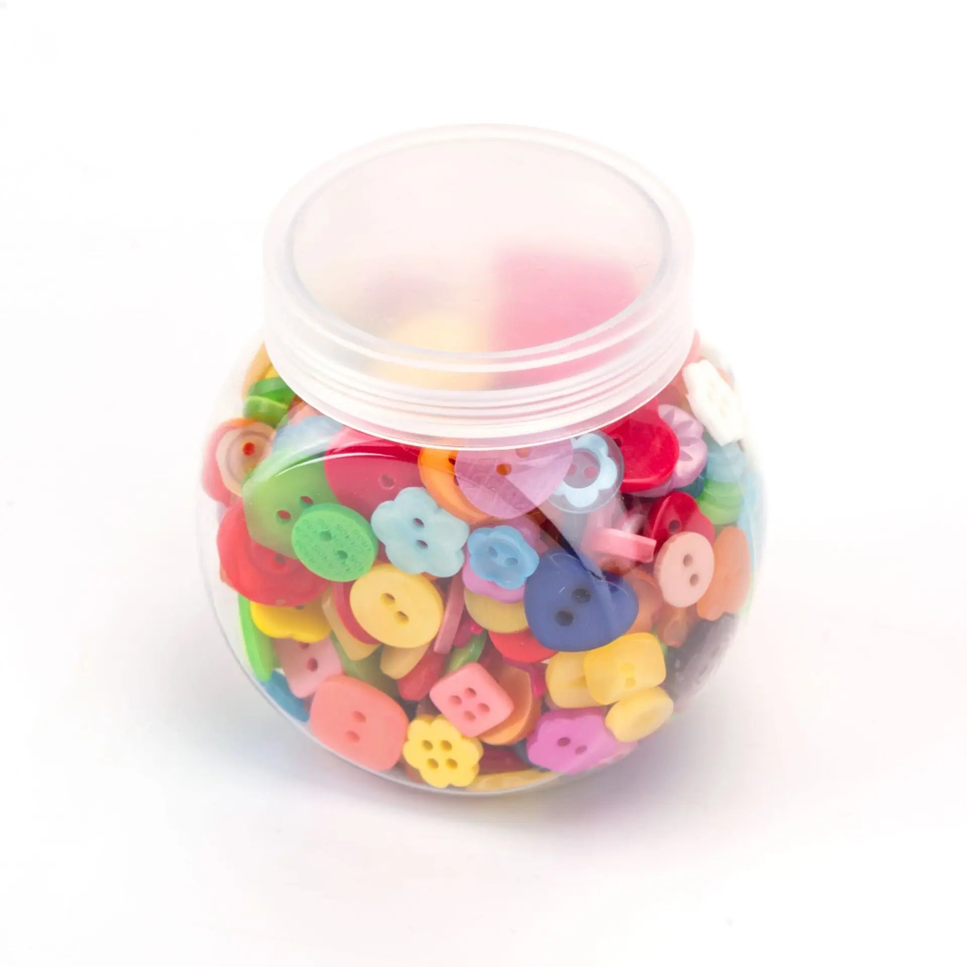 Factory Price Buttons in Box Colorful Apparel Buttons DIY Different Shape and Size Mix Designs Button Box Package