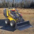 Mini Skid Steer Loader EPA CE Euro V Engine Backhoe Compact Wheel Front End Loaders Small Skid Loader Farm Used with Bucket
