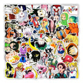 50Pcs Anime Character Mixed Cartoon Graffiti Sticker for Boy Bottle Laptop Phone Waterproof Vinyl Car Sticker