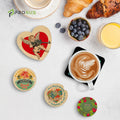 Prosub DIY Customized Wood Sublimation Blanks Coffee Cup Mats Drink Pads Plywood Car Coasters