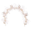 Women Headbands Hair Jewelry Wedding Hair Accessories for Women Rhinestone Pearl Headband Bride Tiara Hairbands Accessories