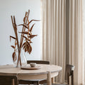 Hot Sell Heat Insulation and Light Blocking Solid Living Room Windows Sheer Curtain for Hall Door Drape MegaBDM