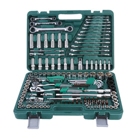 Professional Mechanic for Engine Repair Brake Job and Tire Change with Portable Storage Case Car Maintenance Kit