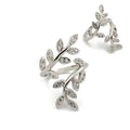 Nature Theme Jewelry Leaf Twig Ring S925 Sterling Silver AAA+ Cubic Zirconia Silver Rings for Women