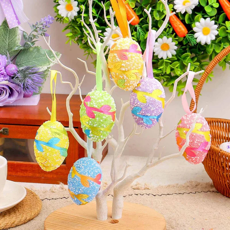 Hot Selling Festival Home Party Scene Decoration DIY Simulation Egg Layout Props Easter Foam Eggs