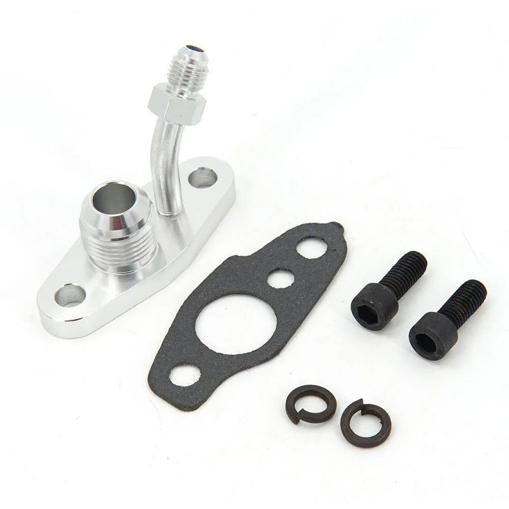 Turbo Oil Return Feed & Drain Flange for TOYOTA CT20 CT26 4AN 10AN Pipe Fittings