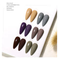 JTING Global Fashion Wholesale Organic Uv Gel Nail Polish Set Box 6 Colors Private Label OEM/ODM Free Custom