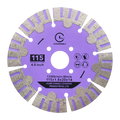 Fast Cutting Industrial 4.5 Inch Wall Cutting Disc 115mm Nitride Protection Tooth Slotted Diamond Saw Blade OEM Masonry Brick