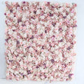 M-1393 OULI Wedding Home Party Wall Decorations Stage Backdrop 5D/8D Rose Hydrangea Artificial Silk Roll up Flowers Wall MegaBDM