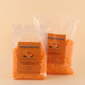WaxNewK Glitter Golden Spa Choice Orange Scent Rosin Free Gel Hard Wax 2.2 LB / 1KG Depilation Wax Beans Wax Depilation