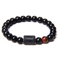 Fashion Handmade Crystals Chakra Healing Powerful 8Mm Animal Zodiac Stone Bracelet