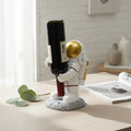 Novelty Display Resin Craft Decoration Wine Glass Holder Funny Astronaut Statue Wine Bottle Holder