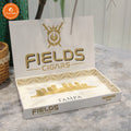 Custom Luxury Red Magnetic Closure Cigar Packaging Wholesale Empty Handmade Paper Cigar Box