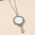 AA016298 Princess Inspired Charm Mirror Necklace