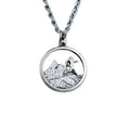 Runner Boy Charm Mountains Running Pendant Trail Running Outdoors Nature Hiking Comping Jewelry