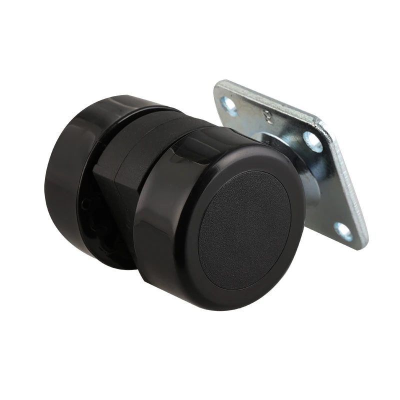 Modern 37mm 50mm Double Wheel Plastic Swivel Caster 40kg Load Capacity for Office Hospital Home Living Room Dining Use