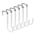 Z-Shaped Door Hanger Hook Fits Metal Over the Door Hooks for Hanging Clothes Coats Towels