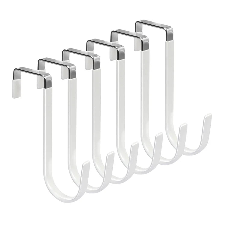 Z-Shaped Door Hanger Hook Fits Metal Over the Door Hooks for Hanging Clothes Coats Towels