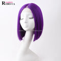 Rebecca Fashion hd Cheap Short Lace Front Synthetic Hair bob Wigs for Women Synthetic Wig with Lace Front