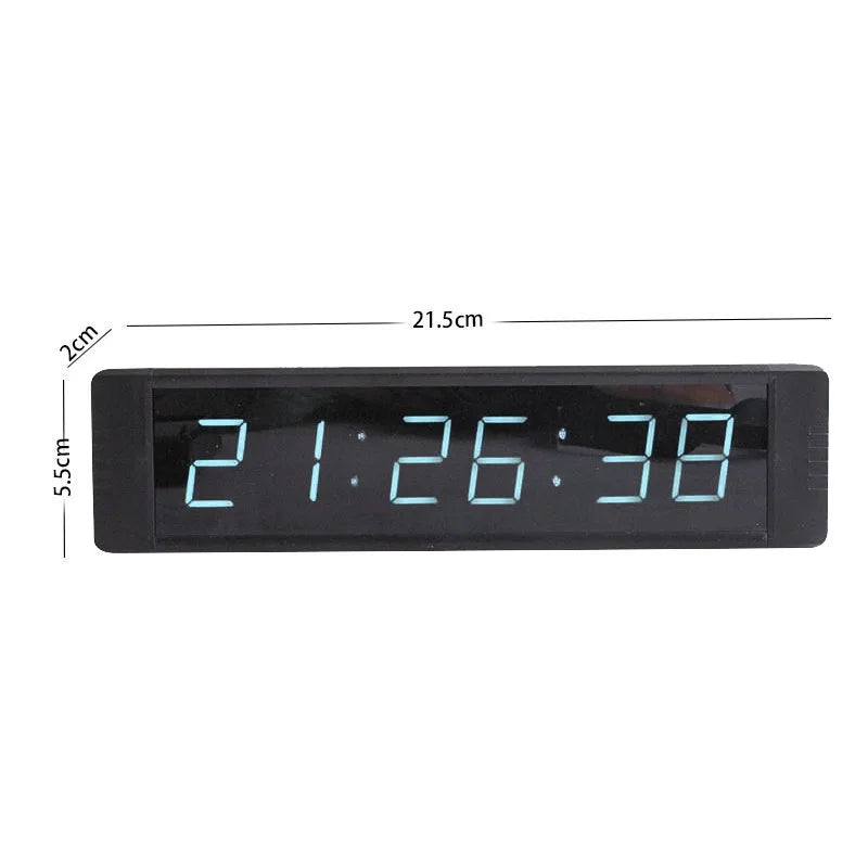 Indoor Use Mini Smart Stopwatch Countdown Table Wall Clock 1 Inch Programmable Digital LED Timer for Study Game Timing Clock