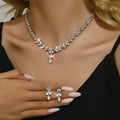 Wholesale Accessories: High-End Bridal Earrings & Diamond Clavicle Necklaces for Weddings