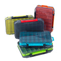 Customizable Pattern Double Sided Fishing Box Multiple Sizes Fishing Tackle Box 10/14 Compartments Bait Lure