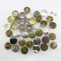17 MM Custom Logo Decorative Cloth Clothing Plastic Heart Jeans Buttons Metal Color