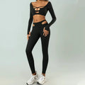 MAYYOUNG Anti-Bacterial Plus Size Women's Fitness Sports Set Custom Tracksuit Yoga Pockets Sexy Fashion Solid Customizable