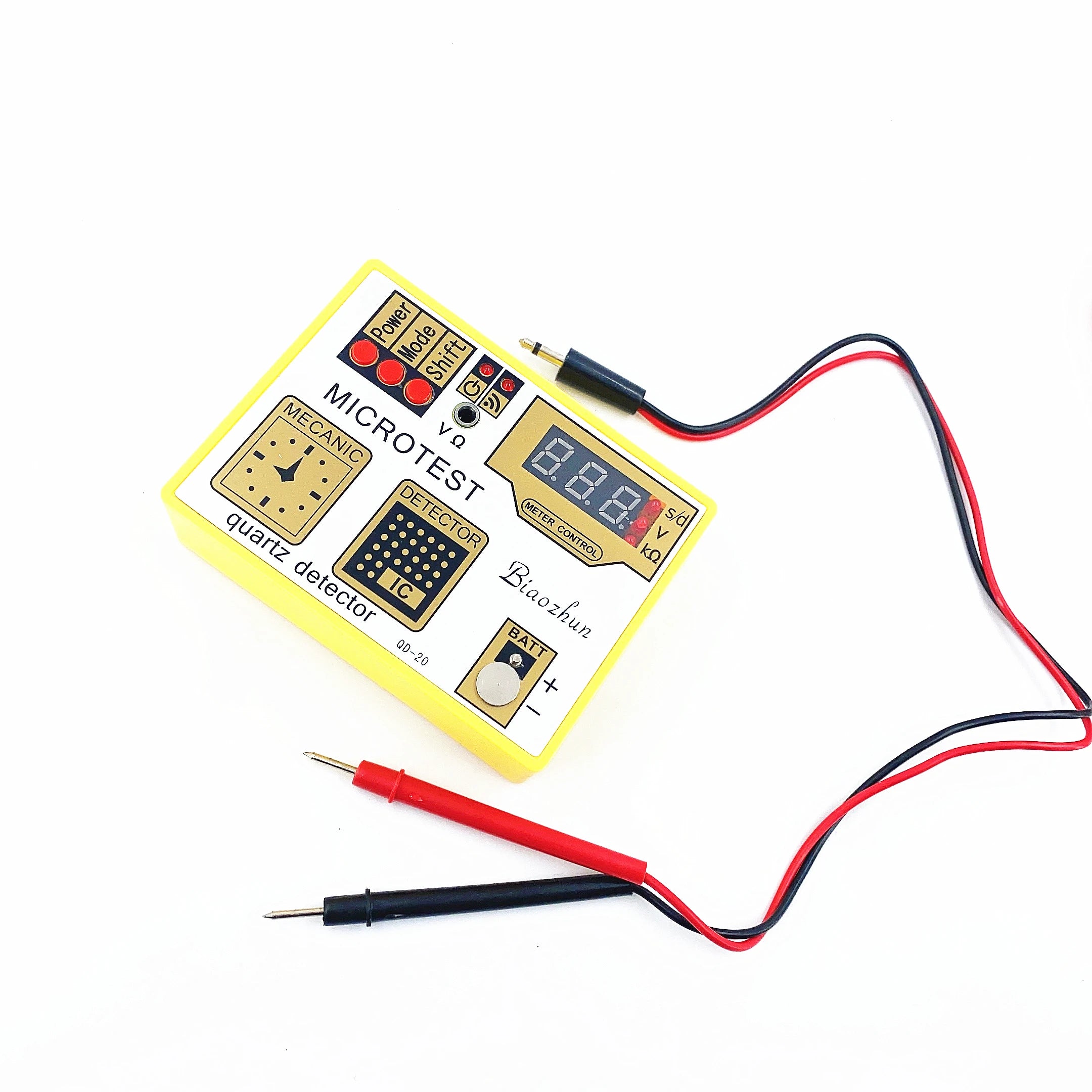 Professional Multifunctional Quartz Watch Battery Tester Plastic Detector Movement Measure Degaussing Display Day Difference