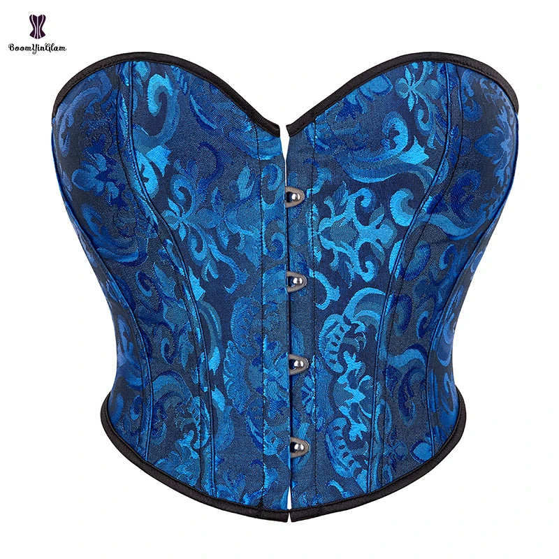 Firm Control Spandex Waist Trainer Corset Binders and Shapers Plus Size XS-6XL Short Torso Bustier Women with Busk Closure