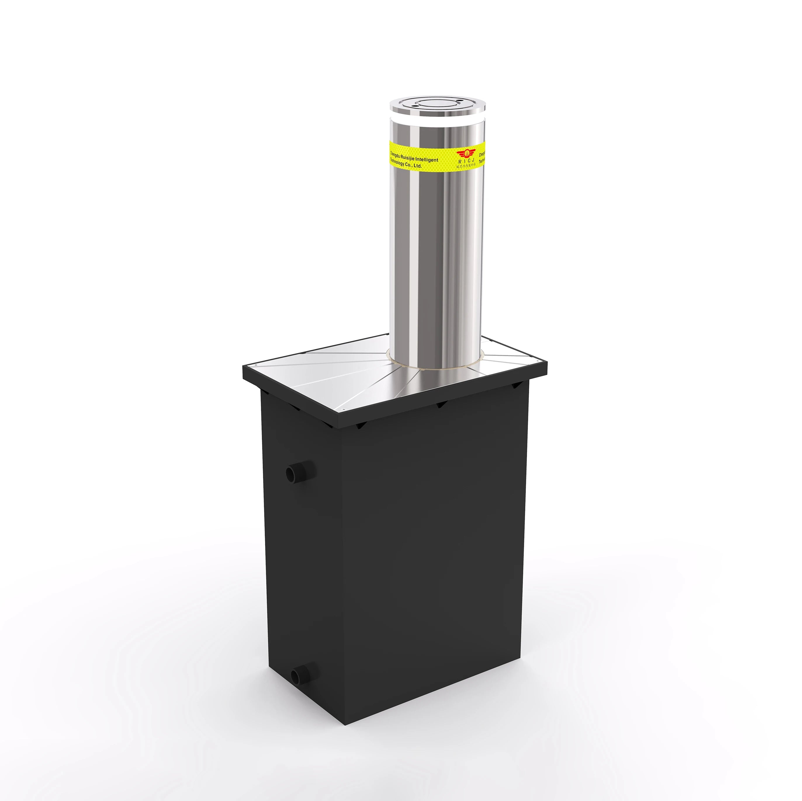 Shallow Mounted Foundation Hydraulic Bollard Protective Telescopic Crash Tested Automatic Bollards