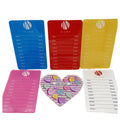Wholesale  Quality butterfly Cloud Heart Shape Acrylic Magnet Holographic Eyelash Extension Lash Tiles