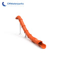 Hot Sale Fun Indoor Tube Water Slide Fiberglass Swimming Pool Slide Water Play Equipment Aquatic Park Slide for Kids