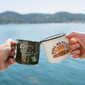 12oz Custom Enamel Mug Creative Design Wide Mouth Coffee Milk Water Mug