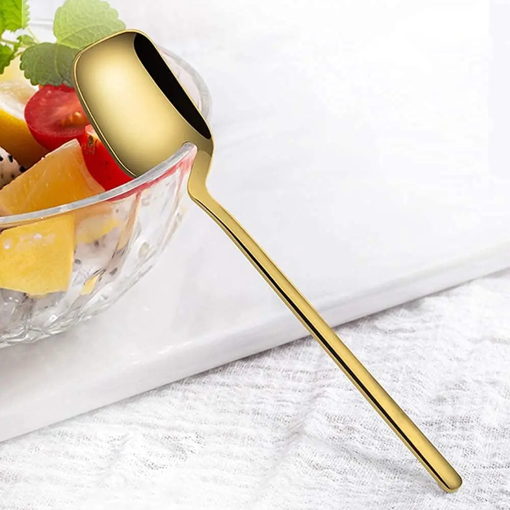 18/10 Stainless Steel Hanging Cup Tea Spoon 5.6 Inches Espresso Dessert Stirring Spoons