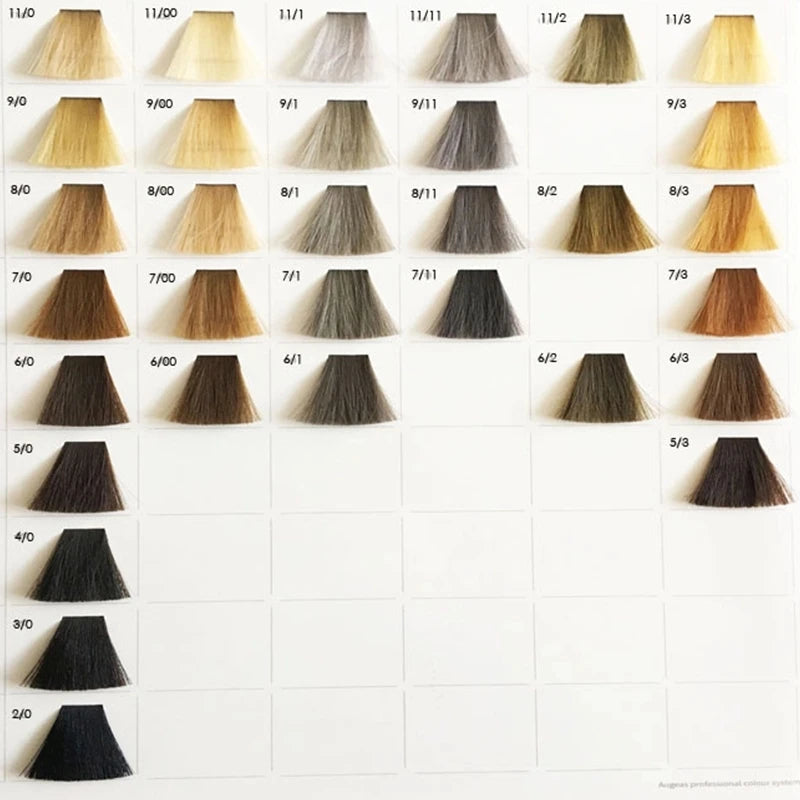 China Manufacturer Customized Multiple Color Hair Dye Professional Hair Color Chart for Display MegaBDM