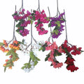 New Design 76cm 3 Forks Artificial Bougainvillea Flowers for Decor