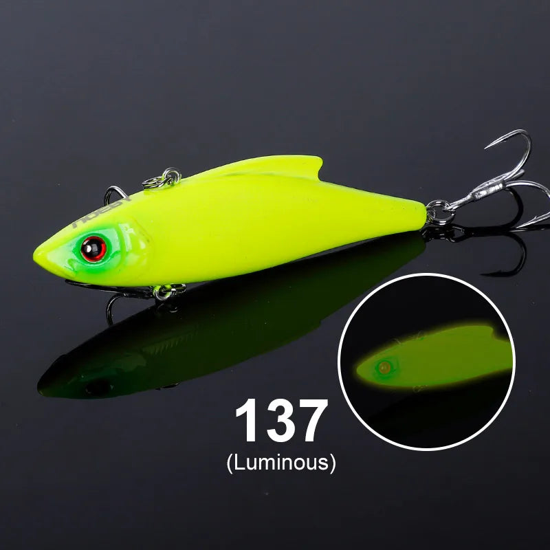 NOEBY 90mm/33g Glow Sinking Heavy Rattling Lipless Crank Fishing Lures VIB Sinking Leurre Isca Stickbait Wobblers Crankbait
