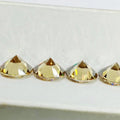 GRA Moissanites Diamond Gemstone Excellent Cut D VVS Champagne Color Loose Round Moissanites