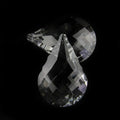 Honor of Crystal 63mm 42mm Transparent Glass Drop Prism Lamp Parts Crystal Hanging Lamp Pendant for Home Wedding Decoration