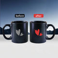 Custom Printed Coffee Mug 11 oz Blank Customizable Sublimation Heat Color Changing Sensitive Magic Mugs