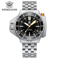 SD1988 New in STEELDIVE Brand Stock Supply 48mm One-piece Case 1200M Waterproof NH35 Automatic Bi-Direction Bezel Dive Watch
