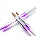 Yihuale New 2020 Acrylic Brush Pure Kolinsky Nail Brush Acrylic Kolinsky Acrylic Brushes 14