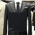 Classic 50%W 50%P Worsted Merino Wool Italian Suiting Fabric Blend Polyester Wool Fabric for Men's Suits