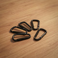 Aluminum Carabeaner 2 Inches Key Clip D Ring Shape Caribeener Hook Carabine Keychain Buckle Spring Snap Link Key Chain Clips