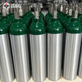 High Pressure O2 Co2 Gas Tank Medical Oxygen Aluminum Cylinder With Valve Supply Aluminum Medical Oxygen Gas Bottle