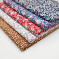Combed Cotton Printed Fabric Soft Hand Feeling Custom Printed Small Flower Cotton Fabric for Quilt